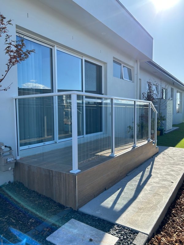 Balustrade Fully Framed Whiter Frame