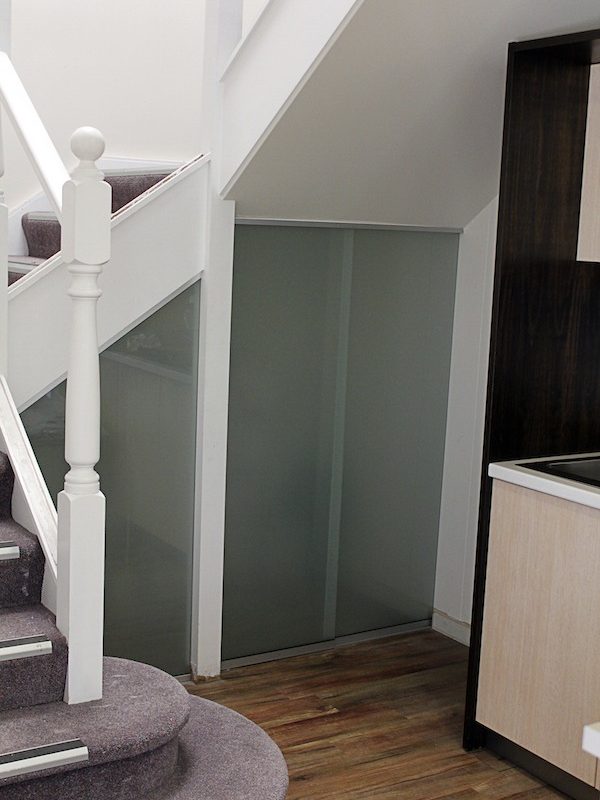 Cowdroy Sliding Doors underneath staircase