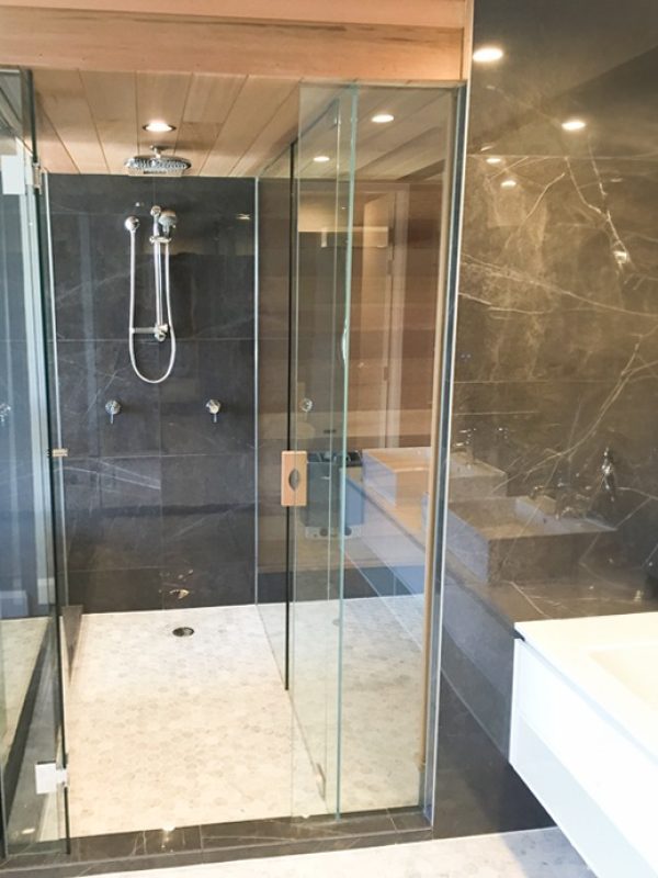 Shower Screen Frameless Sauna Shower